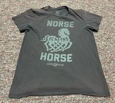 God of War Norse Horse PlayStation Loot Gaming T Shirt Gray Mens Medium