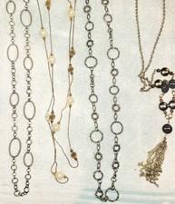 Lot of 7 Necklaces ~ Estate Sale Acquisition ~ Same Day Shipping!