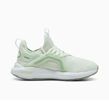 PUMA SoftRide Enzo Mesh Low Top Unisex Light Green Lace Up Athletic Sneaker
