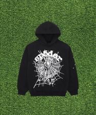 Sp5der OG Web Hoodie Black