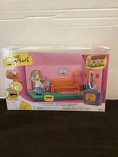 333-The Simpsons House Living Room Diorama Playset Includes Homer New