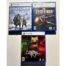 PlayStation 5 PS5 video game Bundle 🔥Mint! Spiderman Stray God of War