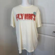 Disney Parks Tron Flynn's Arcade T-Shirt Mens Medium Cream Space Paranoids Tee