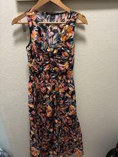 NWT French Connection Ladies Floral Tie Front Dress - Size S 