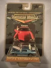 ERTL American Muscle 1:64 1970 Chevrolet Camaro Z28 Light Blue 0409