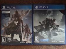 Destiny 1 and 2 (Sony Playstation 4) PS4 Bundle Lot Of 2 Tested & Working