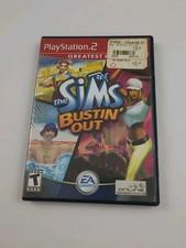 The Sims Bustin Out Playstation 2 Ps2 Video Game Used In Box Greatest Hits