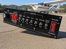 "Cessna Switch Panel" Compatible with MS 2020/24  & X-Plane Flight Simulators