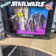Just Toys Bend-Ems Star Wars 4-Figure Set Vader Leia Han C-3PO 1993