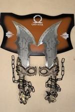 God Of War Kratos's Blades Of Chaos 1:1 Life Size All-metal Weapon Model Cosplay