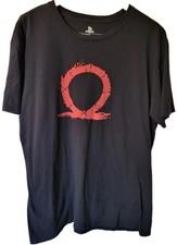 Playstation God of War T-shirt Size XL Greek Kratos Video Game Graphic Omega