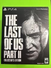The Last of Us Part II 2-Collector's Edition Box-Sony PS4 *NO GAME* EXCELLENT