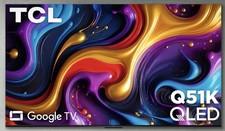 TCL Q51K QLED Google TV Smart TV Multicolor Display Technology Modern Television