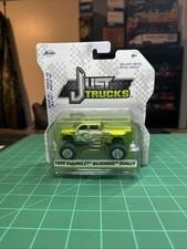JUST TRUCKS JADA 1999 Green/White Flames Chevrolet Silverado Dually Wave 42 NEW
