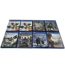 PS4 Game Lot Of 8 GTA 5 Overwatch Assassin’s Creed God Of War Destiny