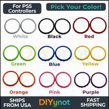 PS5 Controller Thumbstick Trim Accent Ring Pair 9 Colors