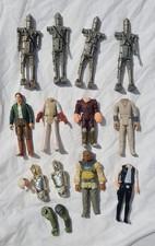 Star Wars Vintage Action Figures Lot DAMAGED and BROKEN For PARTS or Repair