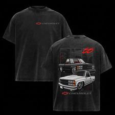 Chevrolet Silverado 454 SS Shirt Acid Washed Tee Chevy Truck Graphic Car T-Shirt