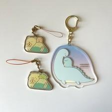 sumikko gurashi gold keychain set