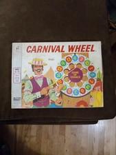 Carnival Wheel Milton Bradley Board Game 1973