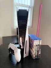 PS5 Disc Version + Controller + 4 Games