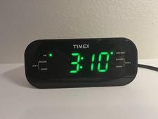 Timex Alarm Clock Radio T231 Dual Alarm AM/FM Tested Working