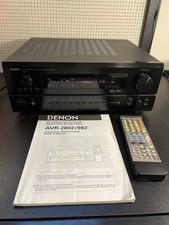 Denon AVR-2802 Stereo Surround Receiver W/ RC-903 Remote Control Bundle Tested