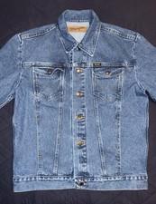 Wrangler Authentic Western Jacket: Denim, Button-Up, Medium