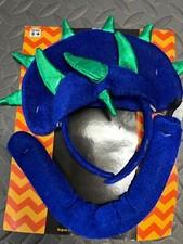 Dinosaur Halloween costume set tail headband plush Dress up cosplay Monster