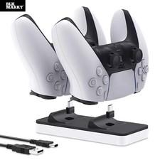 PS5 Controller Charger, DualSense PlayStation 5 Controller Charging Station Dock