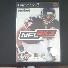 SEGA Sports NFL 2K3 Powered by ESPN Football Sports Game PlayStation 2 E