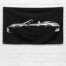 For 911 Carrera Cabriolet Car Fans 3x5 ft Flag Birthday Gift Banner