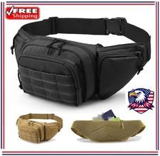 Tactical Waist Fanny Pack Phone Pouch Military Outdoor Camping Hiking Belt Bag