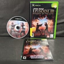 Star Wars Episode III 3 Revenge of the Sith XBOX Game CIB