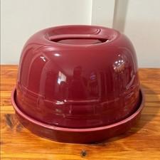 Longaberger Pottery 4 in 1 Multi Serving Kit in Paprika