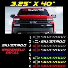 Chevrolet SILVERADO 40" Windshield Graphic Vinyl Decal Sticker Vehicle Chevy