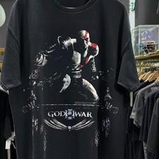 2010 God of War III Washed T-Shirt Black XL