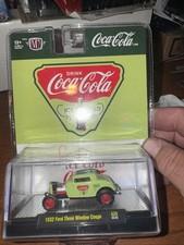 M2 MACHINES 1932 FORD THREE WINDOW COUPE A26 GREEN COCA-COLA 
