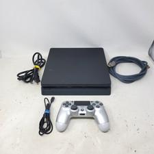 Sony PlayStation 4 Slim 1TB PS4 Console Black W/ OEM Controller & Cords Tested