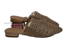 Halogen Slip-on Mules in Gold. Size 8.5 Excellent Used Condition.