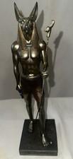 Collectible Egyptian God Anubis Statue Figurine 12X3 Dog Pre-Owned
