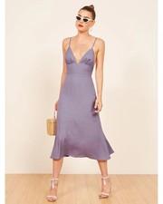 Reformation Talita Dress In Purple Orchid Size 2 VGUC MSRP $218