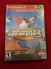 Tony Hawk's Pro Skater 3 (Sony PlayStation 2, 2002) Greatest Hits Complete CIB 
