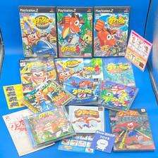 Lot 10 PS1 PS2 Crash Bandicoot 1 2 3 4 Carnival + BOOK Set Sony Playstation jp