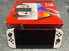 Nintendo - Switch OLED Handheld Console - 64GB Model: HEG-001 with White Joycons