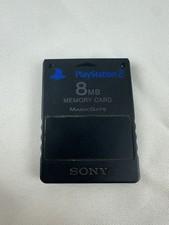 Sony PlayStation 2 PS2 8MB Memory Card Magic Gate Black Japan - Not Tested