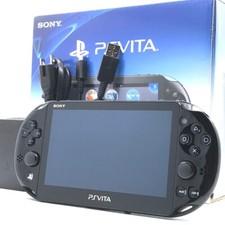 SONY PS Vita PCH-2000 Slim Black Wi-Fi LCD FW:3.74 w/ Charger, Box "Mint"