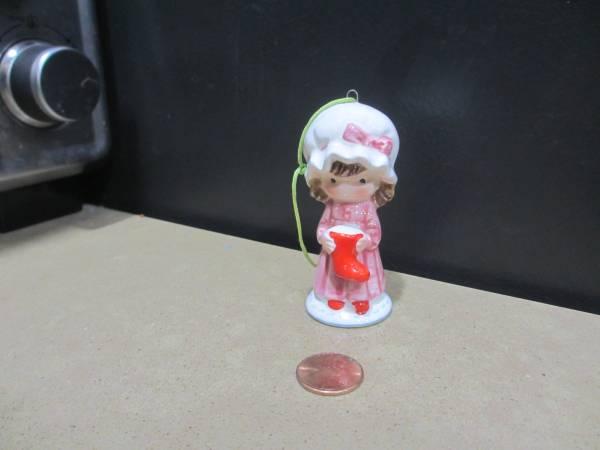 Vintage Ornament Hand Painted Strawberry Shortcake.