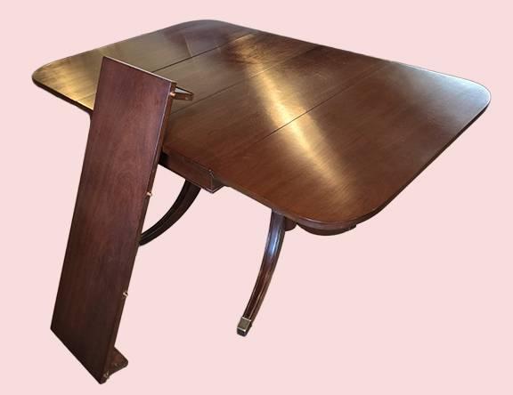Duncan Pyfe Versatile Drop-Leaf Dining Table with Extra Leaf - Great C