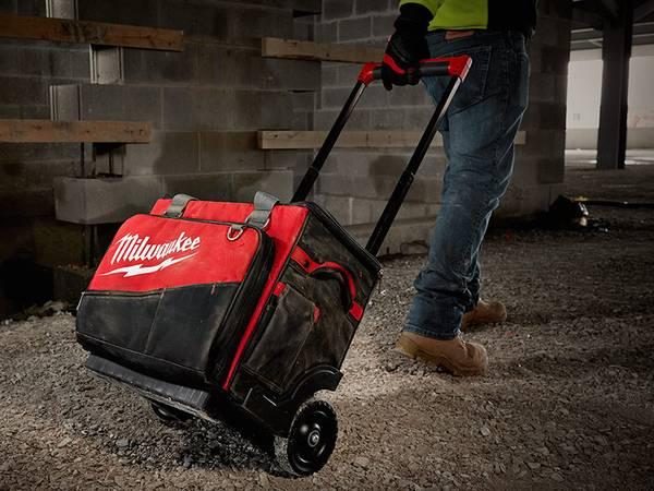 Milwaukee 66-Pocket 18-Inch Wheeled Tool Storage Bag 3